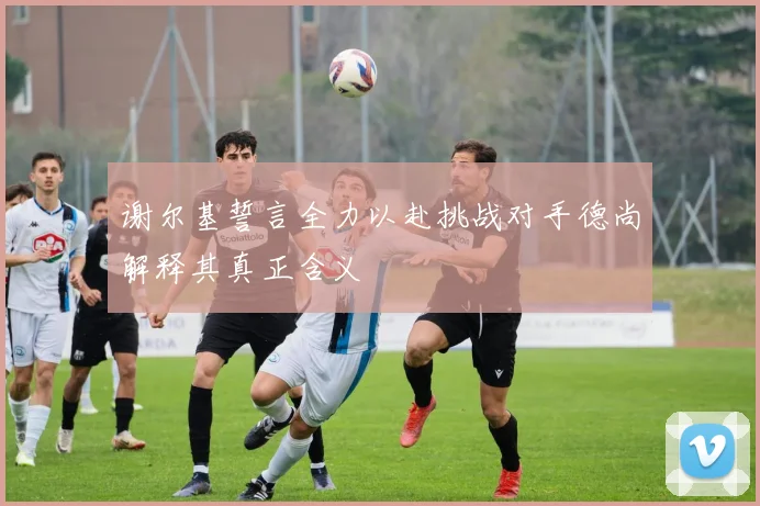 谢尔基誓言全力以赴挑战对手德尚解释其真正含义